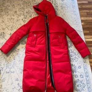 Red Winter Coat